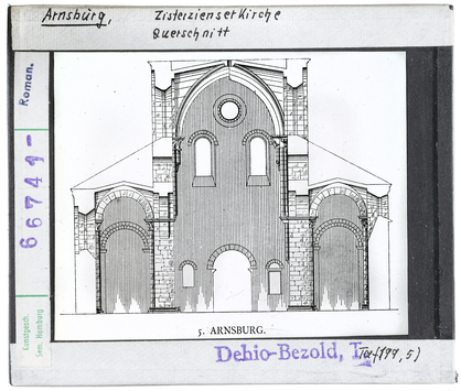 Vorschaubild Arnsburg: Zisterzienserkirche, Querschnitt 